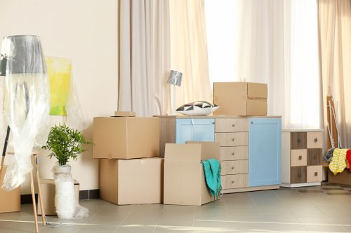 Removal team preparing a house move in Kingston upon Thames