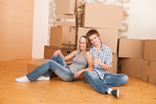 Removal team planning a house move in Kingston Upon Thames
