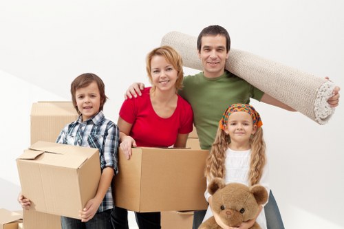 Vehicle safety checks and secure loading for a moving service