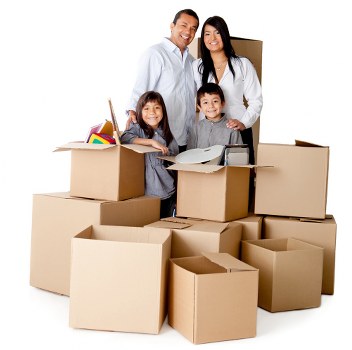 Furniture and household items being loaded for transport in Kingston